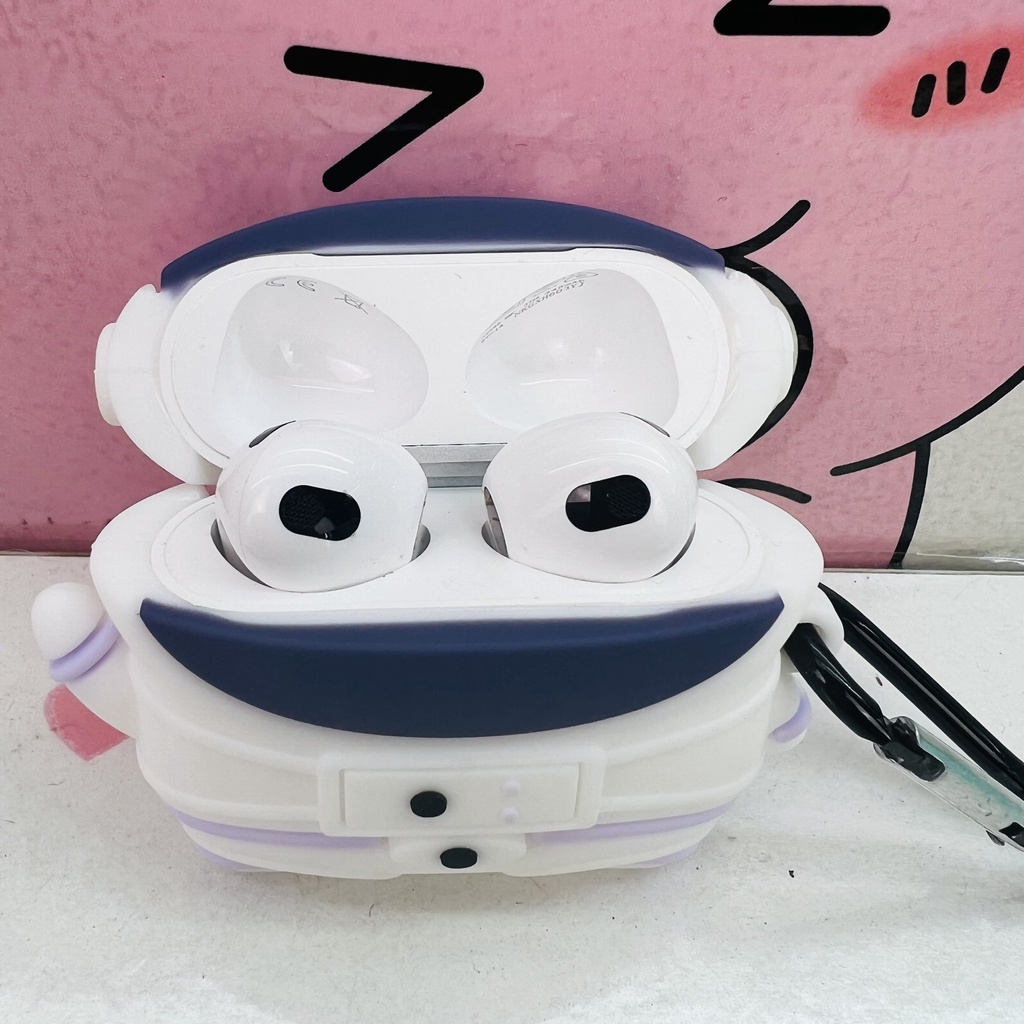Case airpods 3 Vỏ Bọc  Hình Thú Đựng Hộp Sạc Tai Nghe Bằng Silicon Dẻo Đẹp mã POLO A3
