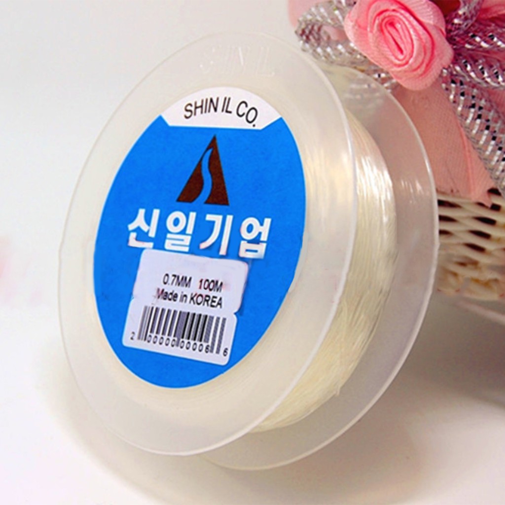 Cuộn dây cước trong co giãn đan vòng tay - NQ Jewelry