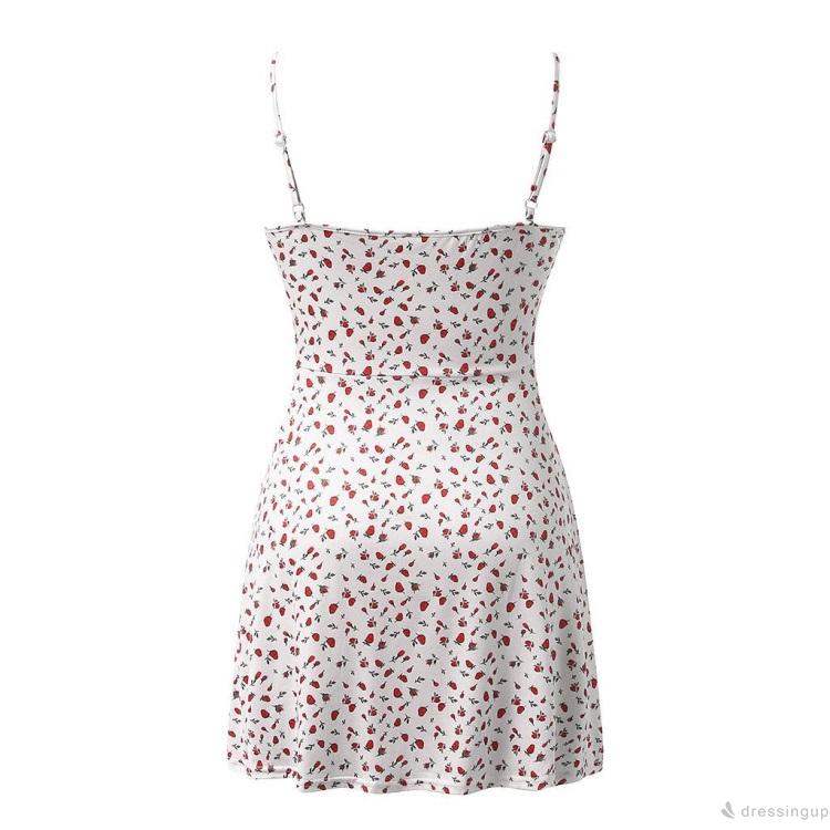 Đầm Nữ Sát Nách In Họa Tiết Xinh Xắn