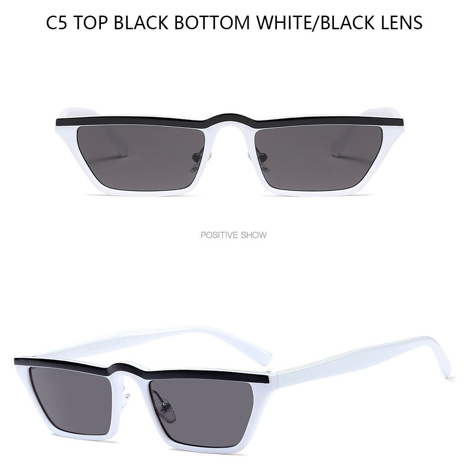 Kính mát thời trang gọng chữ nhật thiết kế độc đáo