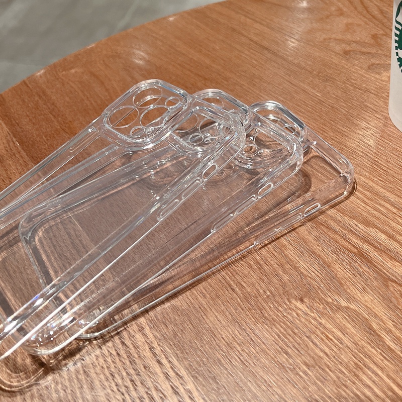 Ốp Điện Thoại Trong Suốt Cho Realme 9 Pro Plus 9i GT Neo 3 OPPO Reno 7Z 7 6 5 Pro 4Z A96 A73 5G 4G A92 A72 A52 A31 A9 A5 2020 A53 A16 A12e A3s Find X5 Pro F11