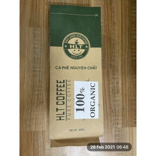 [Tặng 500g đường khi mua 2kg] 500g Cà phê organic - Cà Phê Hữu cơ HLT.vn