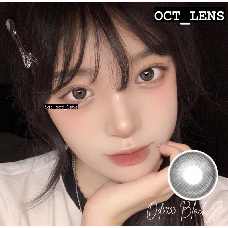 LENS XÁM TỰ NHIÊN CÓ NHŨ VÀNG NHẸ SIZE 14MM✨
