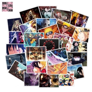 NARUTO Bộ 30 Miếng Dán Tường Hình Phim Hoạt Hình Naruto Chống Thấm Nước
