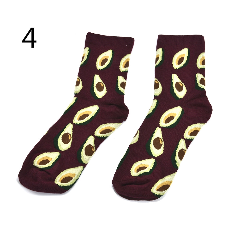Vớ Cotton Họa Tiết Trái Cây Ngộ Nghĩnh Dành Cho Cả Nam Và Nữ