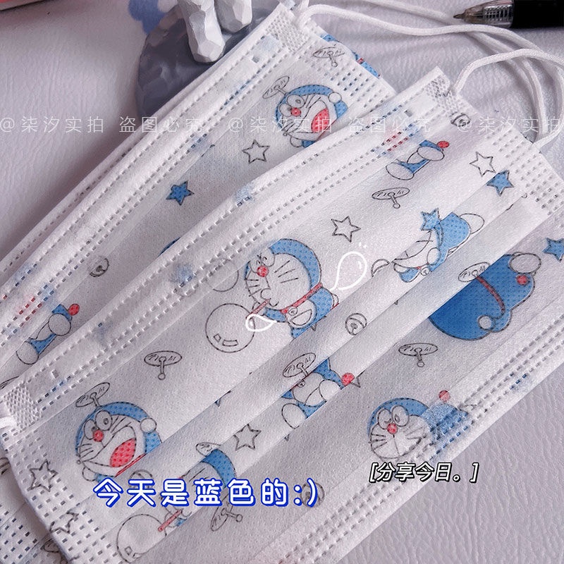 Khẩu Trang In Hình Doraemon Doraemon Doraemon Doraemon Đáng Yêu Dùng Một Lần