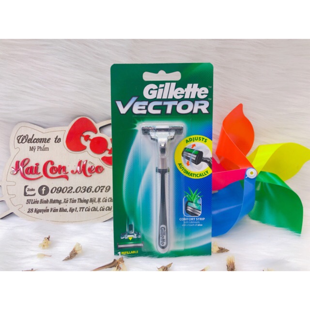Bộ Dao Cạo Râu Gillette Vector
