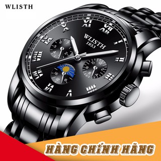 Đồng hồ nam wlisth s509 thời trang dây thép cao cấp không gỉ nhatmy99