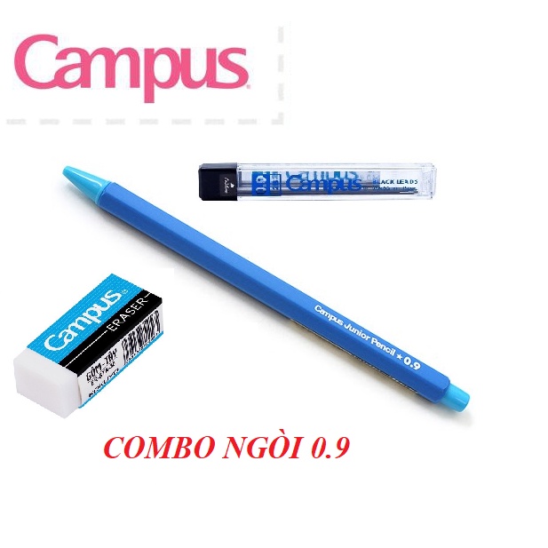 Combo bút chì trắc nghiệm, bút chì Campus, bút chì bấm - Soleil Home