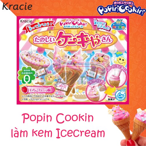 Popin Cookin làm kem Icecream - Bánh kẹo giáo dục Nhật Bản