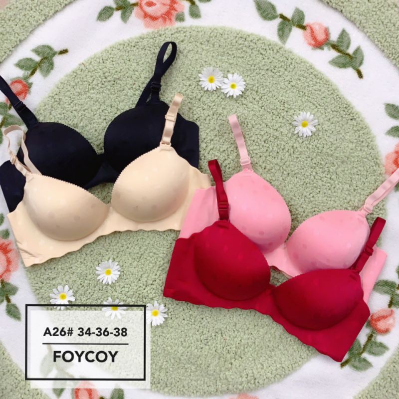 Áo lót nữ, áo ngực nữ su kẻ đệm dày nâng ngực bàn tay, nâng ngực chống xệ -giadunghn