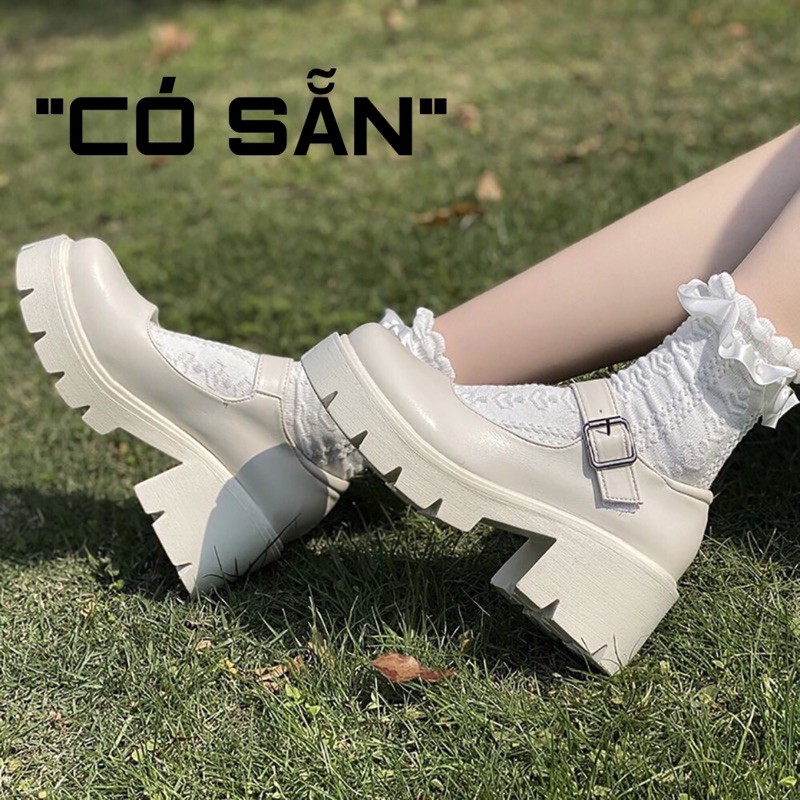 (CÓ SĂN) GIÀY LOLITA ĐẾ CAO 6cm - GIÀY BÚP BE PHONG CÁCH LOLITA ĐẾ CAO 6cm | BigBuy360 - bigbuy360.vn