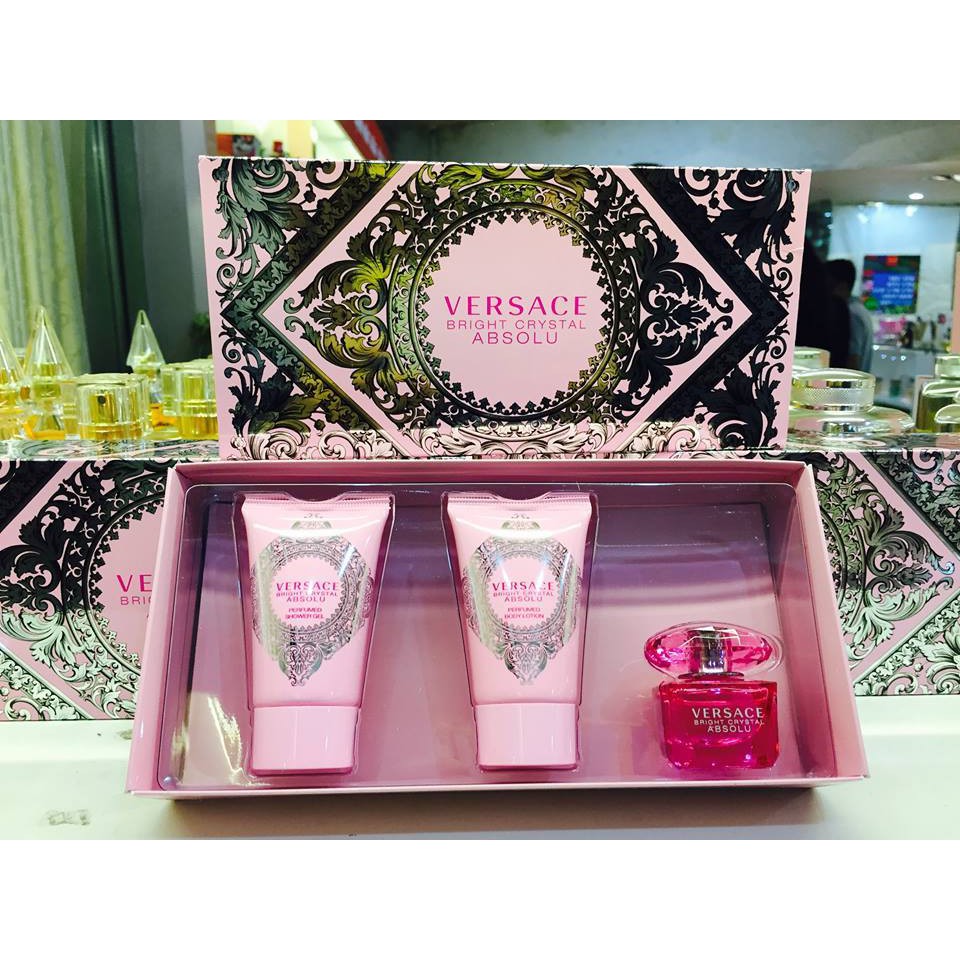 Set nước hoa VERSACE Bright Crystal Absolu 5ml | Thế Giới Skin Care