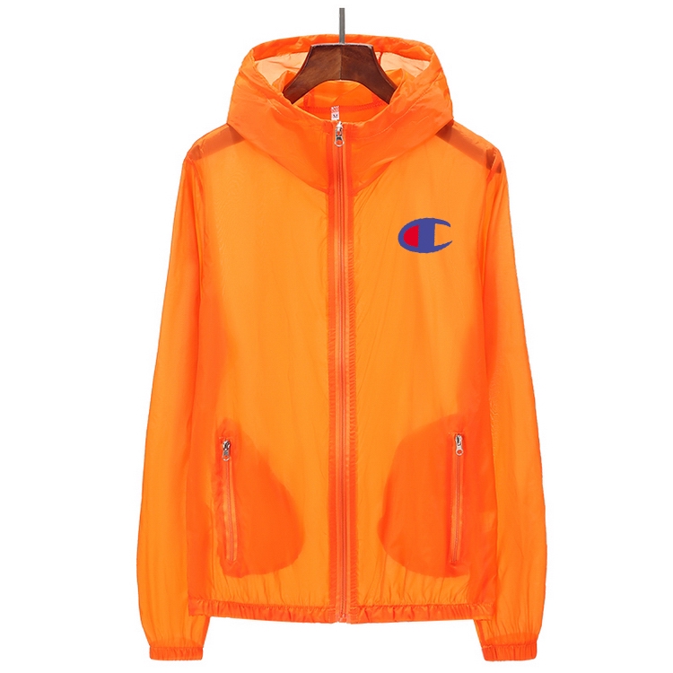 Áo khoác chống nắng không thấm nước in chữ champion phong cách thời trang