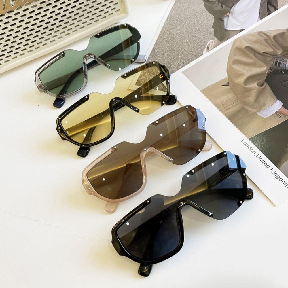 Kính Mát Hàn Quốc Chống Tia UV400 Tròng Đa Giác Màu Sắc Thời Trang Cho Nam Và Nữ