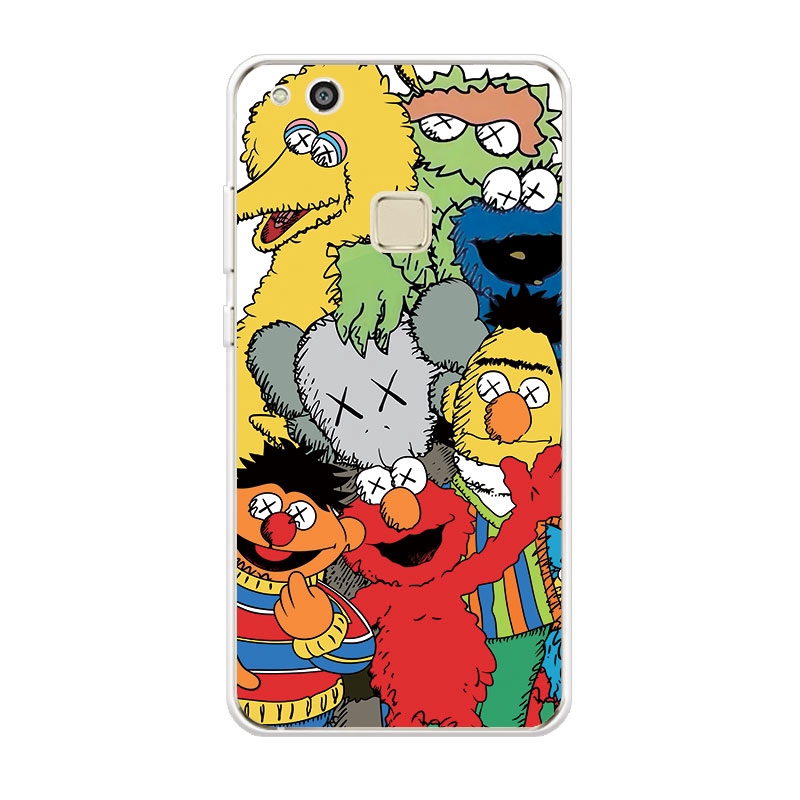 Ốp Lưng Huawei P8 P9 P10 Lite TPU mềm Case KAWS