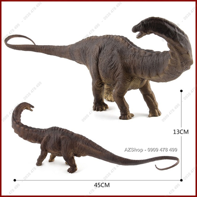 Mô Hình Khủng Long Cổ Dài Apatosaurus - Dài 44cm - Nâu - 7745