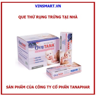 Dụng cụ phát hiện ngày rụng trứng, dụng cụ que thử rụng trứng Ovutana – Combo 12 que