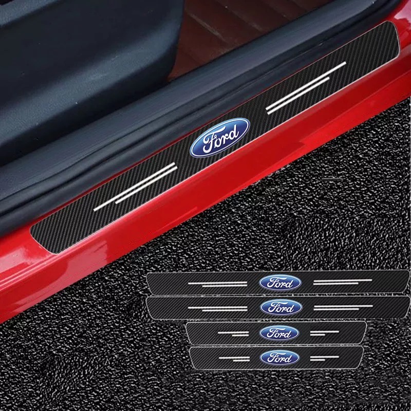 Nẹp Dán Vân Carbon Chống Trầy Xước Bậc Cửa, Bậc Cốp các  loại  xe  ô  tô