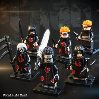 Mô hình Naruto nhân vật mini figure Akatsuki có kisame, uchiha itachi, kakuzu, hidan, pain...