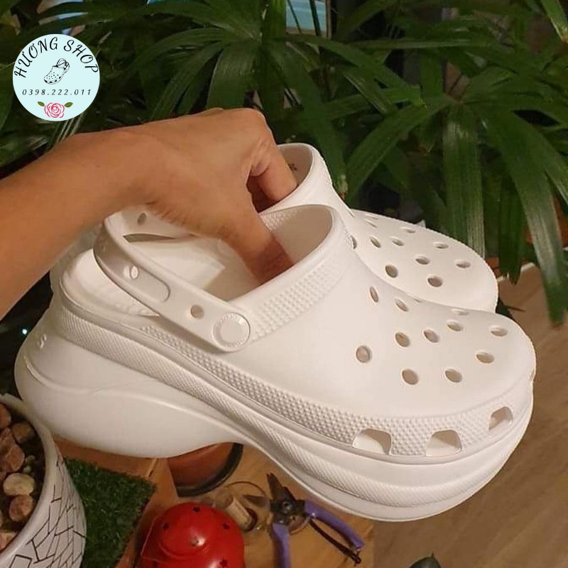 Sục Classic Bae Clog đế cao 8p hack dáng cực đỉnh cho chị em
