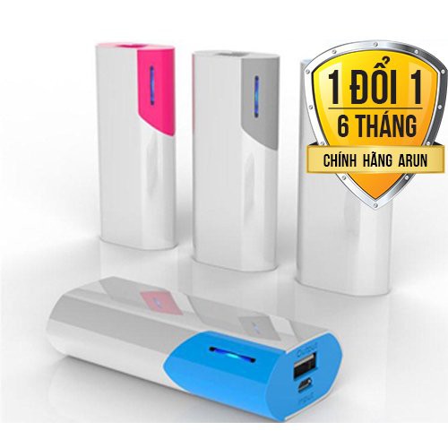 Sạc Dự Phòng ARUN 5600mah Chính Hãng- BH 1 năm