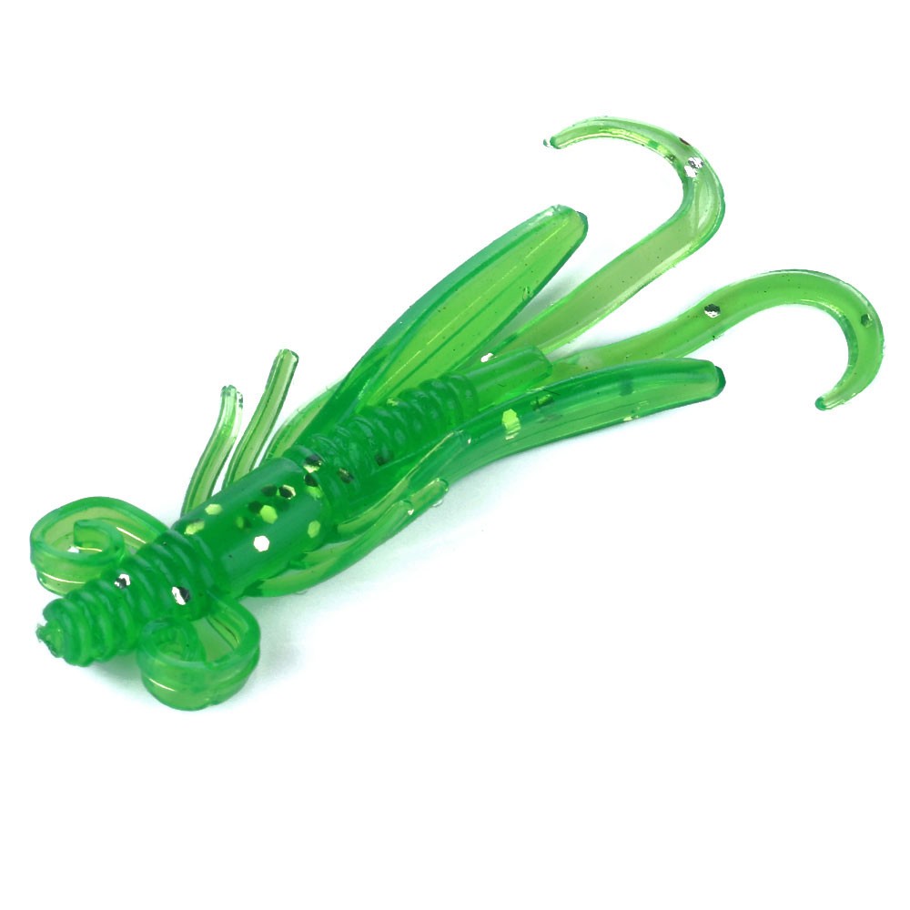 Set 10 Mồi Câu Cá Giả Hình Con Tôm 6cm 2g HENGJIA