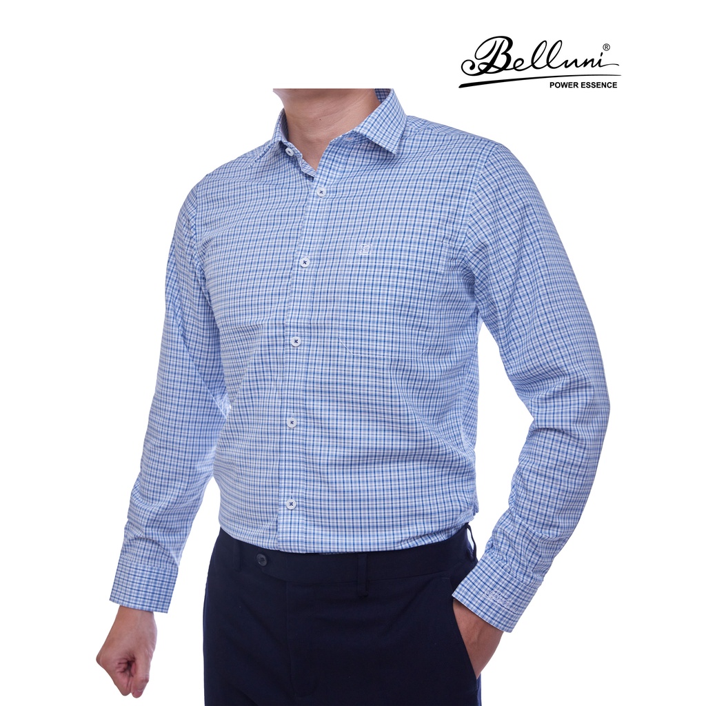 Áo sơ mi nam dài tay BELLUNI chất Bamboo chống nhăn tự nhiên - ABD.BP.BE.160.B4