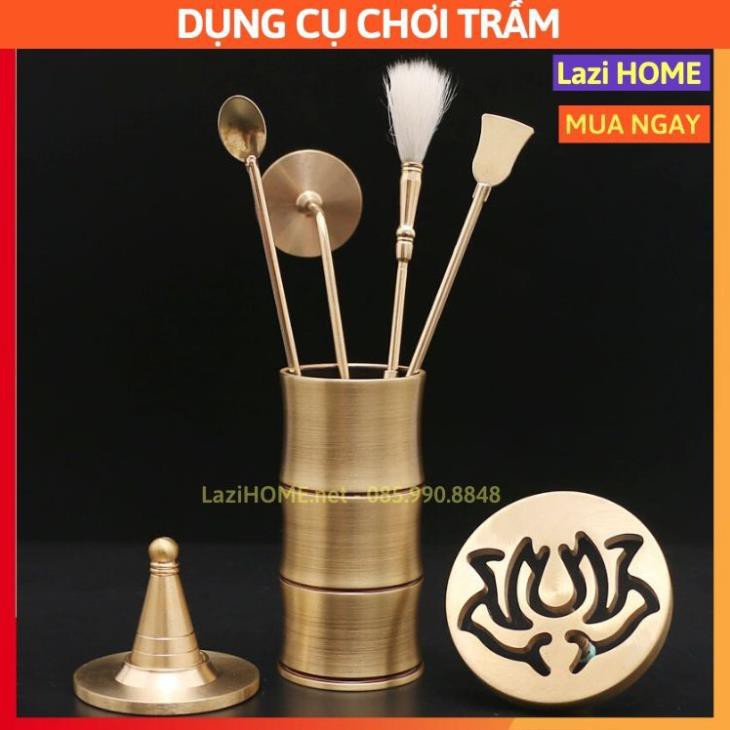 Trầm hương , dụng cụ đốt trầm hương, tạo hình chất liệu đồng nguyên chất - Nâng tầm chơi trầm .