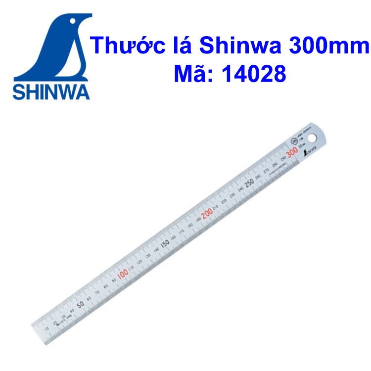 Thước lá shinwa Nhật 300mm 14028