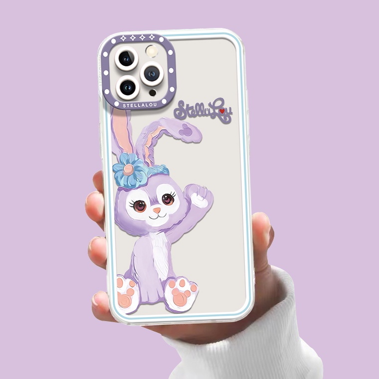 Ốp Điện Thoại Silicon TPU Mềm Trong Suốt Họa Tiết Dễ Thương Chống Sốc Cho IPhone 13 12 11 Pro X XR XS Max 6 6S 7 8 Plus