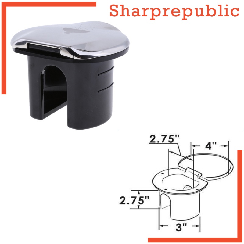 [SHARPREPUBLIC] Marine Boat Transom Wash Down Shower 316 Stainless Steel Lid 97014DSSP | BigBuy360 - bigbuy360.vn