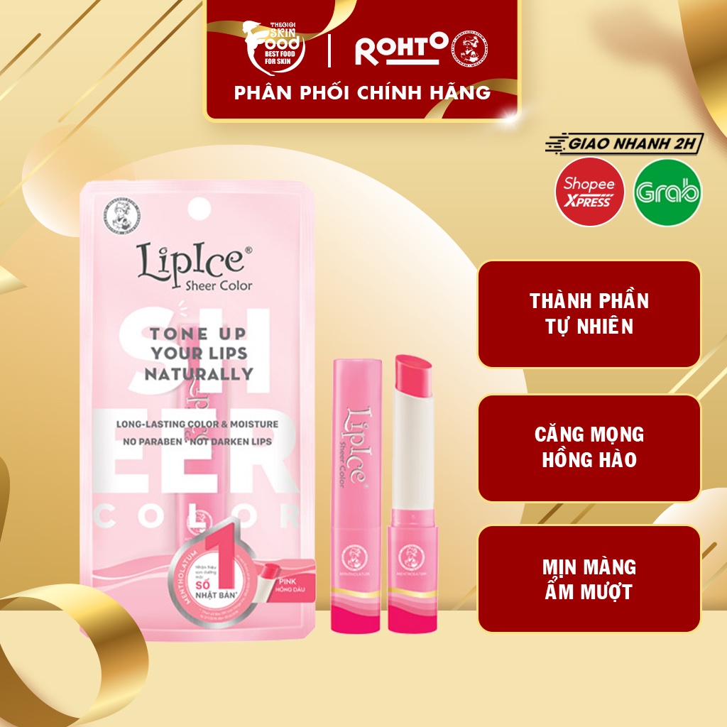 Son Dưỡng Môi Có Màu LipIce Sheer Color Pop 2.4g