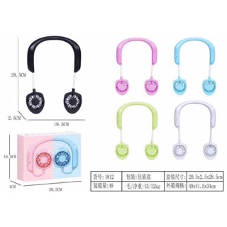Quạt đeo cổ mini cổng usb tiện lợi