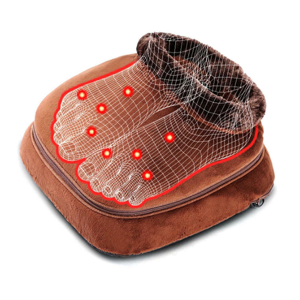 Electric Heated Foot Hand Warmer Massager Washable Non-slip Foot Warmer Cushion Heat Pad Acupressure Mat