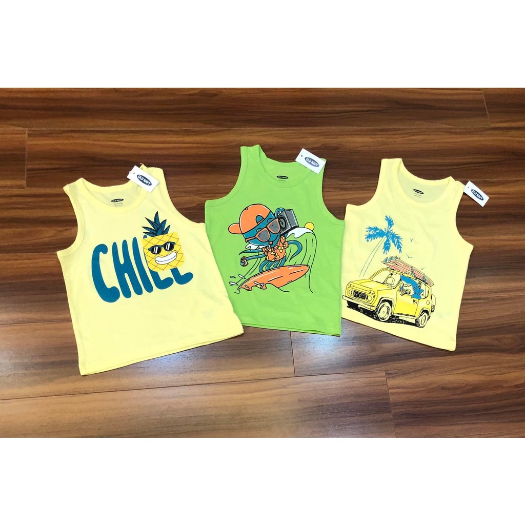 Set 3 áo ba lỗ bé trai Old Navy VNXK