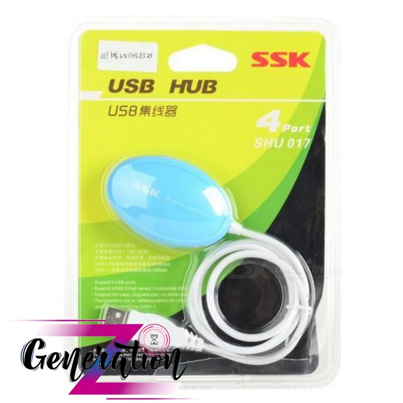 Hub chia USB 1 ra 4 SSK SHU 017