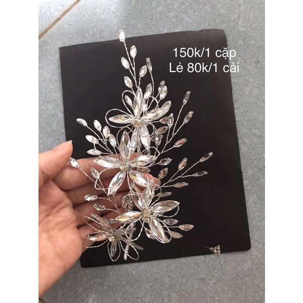 cài hoa cô dâu ngày cưới. phụ kiện cài tóc cô dâu