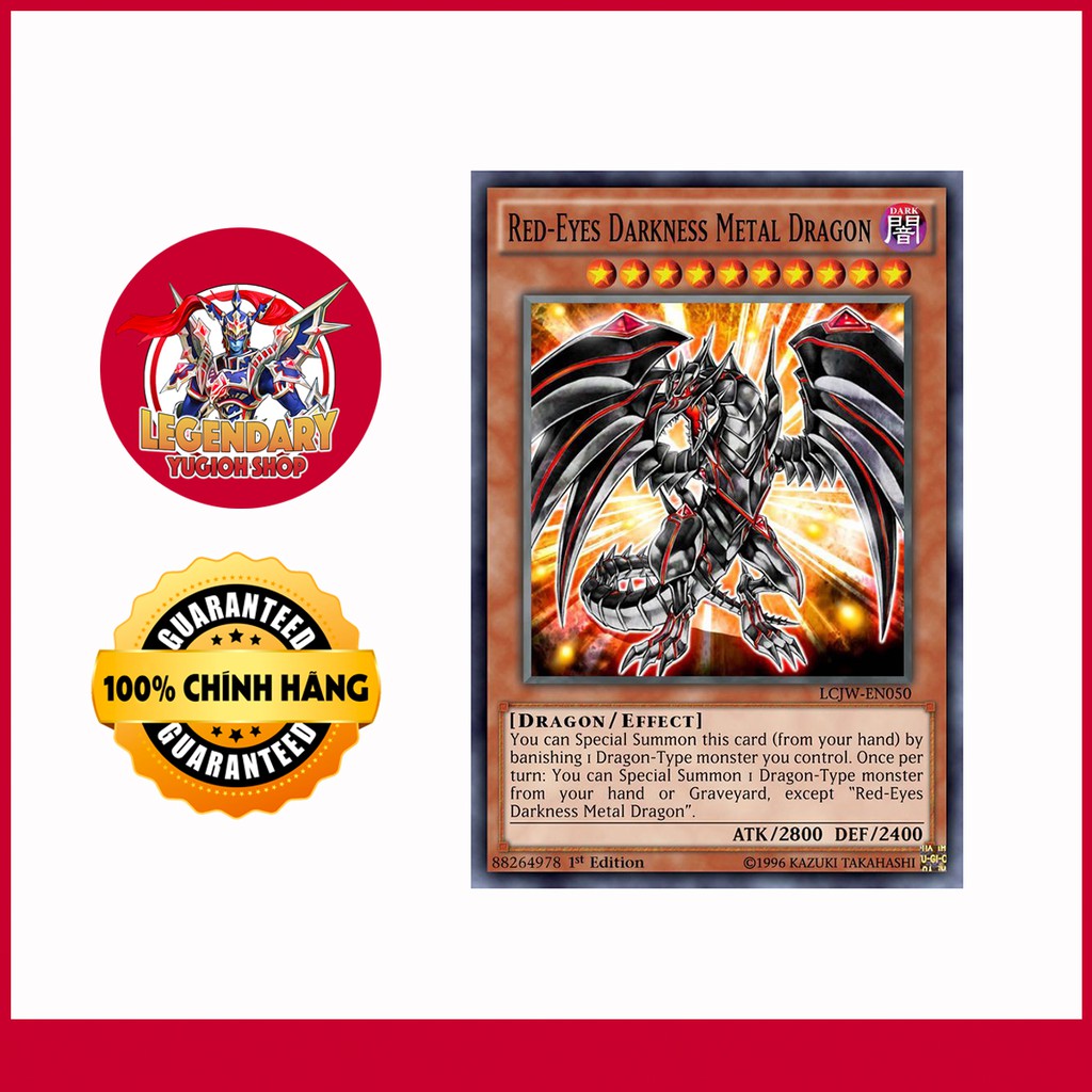 [EN-JP][Thẻ Bài Yugioh Chính Hãng] Red-Eyes Darkness Metal Dragon