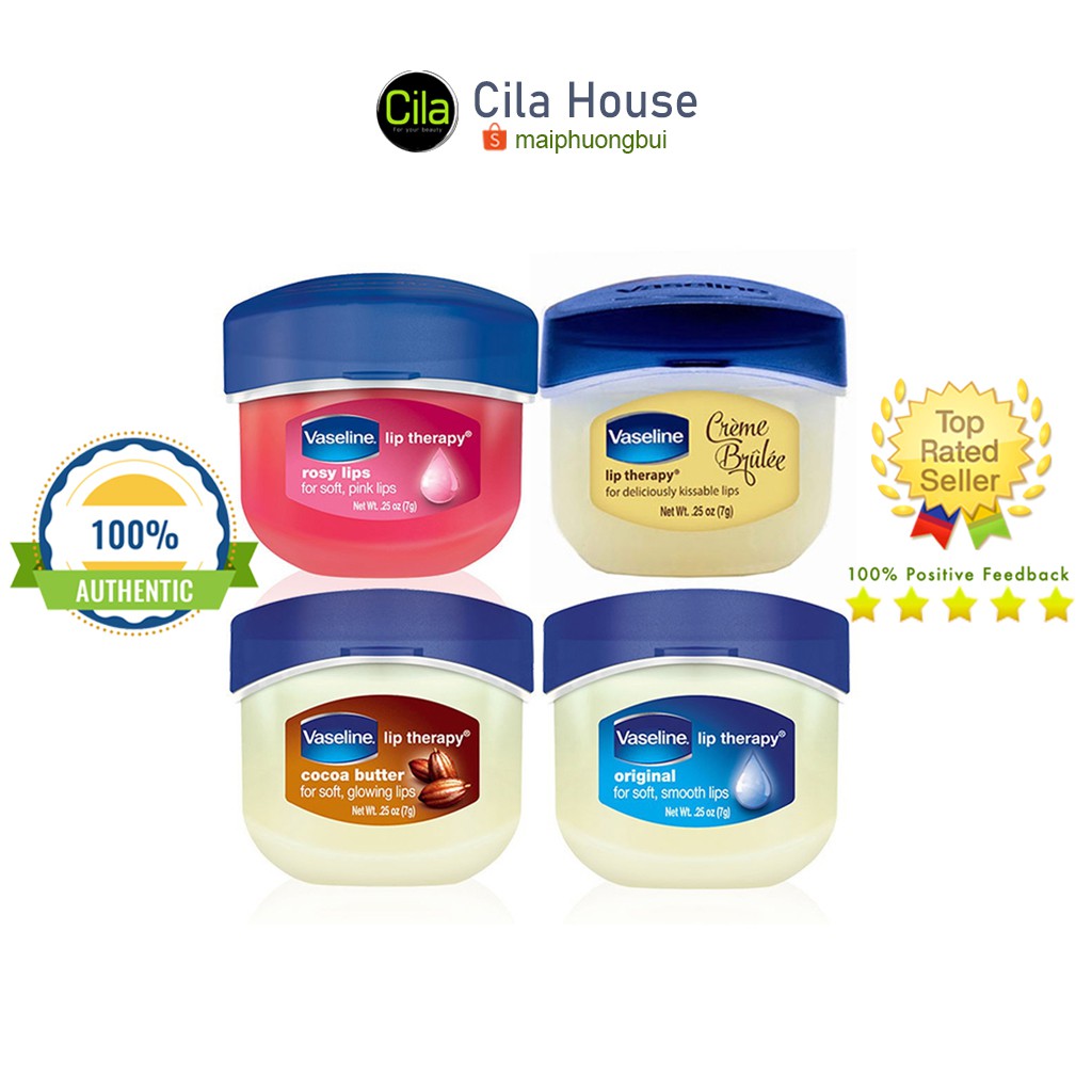 Hũ son dưỡng môi Vaseline Lip Therapy - Cila House