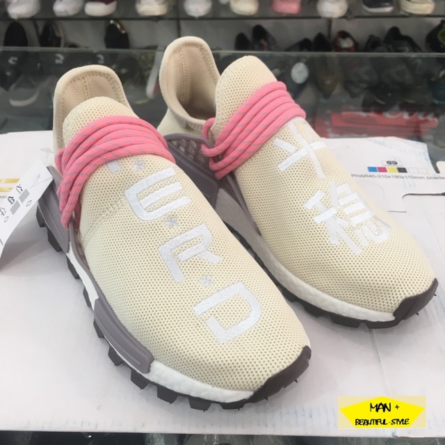 XẢ KHO THANH LÝ (ảnh chụp) giày nữ sneaker AIDDAS NMD HUMAN RACE [XIÊU RẺ]