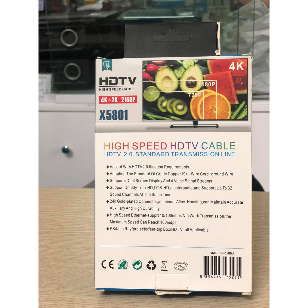 Dây Cáp HDMI 1,5m Hãng USAN, Hàng Cao Cấp Chuyên Dụng Lắp Đặt Máy Chiếu Lớp Học, Văn Phòng, Dây Bền Đẹp