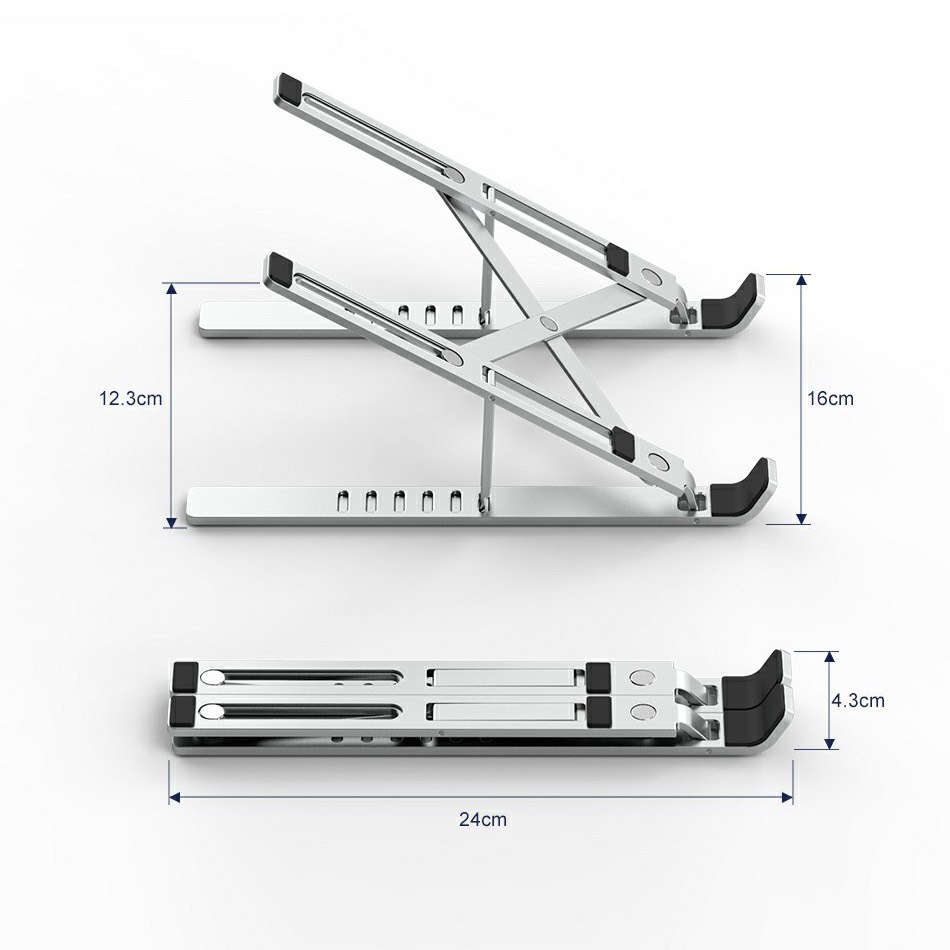 Giá đỡ tản nhiệt gấp gọn WIWU S400 cho Laptop / Macbook