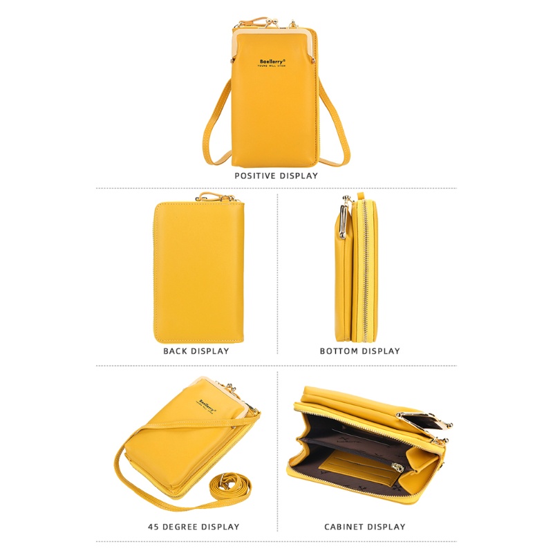 Túi Đeo Chéo Mini Bằng Da PU Thời Trang Dành Cho Nữ