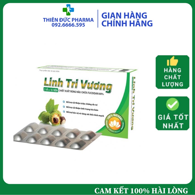 Linh Rti Vương Plus Với Các Thành Phần Thảo Dược Hỗ Trợ Trĩ, Giảm Nguy Cơ Bị Trĩ