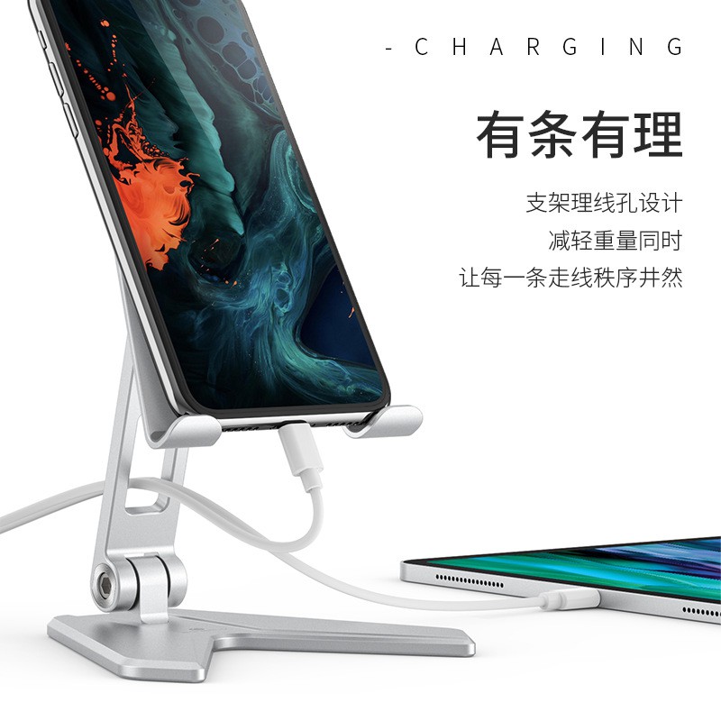 Mới Giá Đỡ Điện Thoại / Máy Tính Bảng Bằng Kim Loại Có Thể Gấp Gọn Tiện Dụng | BigBuy360 - bigbuy360.vn