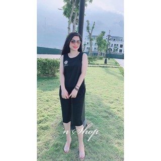 Xả Bộ Đũi Lụa Hoa Cúc Sát Nách