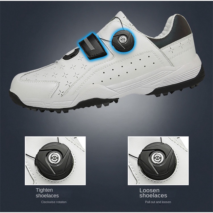 Giày Thể Thao Chơi Golf Chuyên Nghiệp Siêu Nhẹ Chống Trượt Chống Thấm Nước Cho Nam Và Nữ