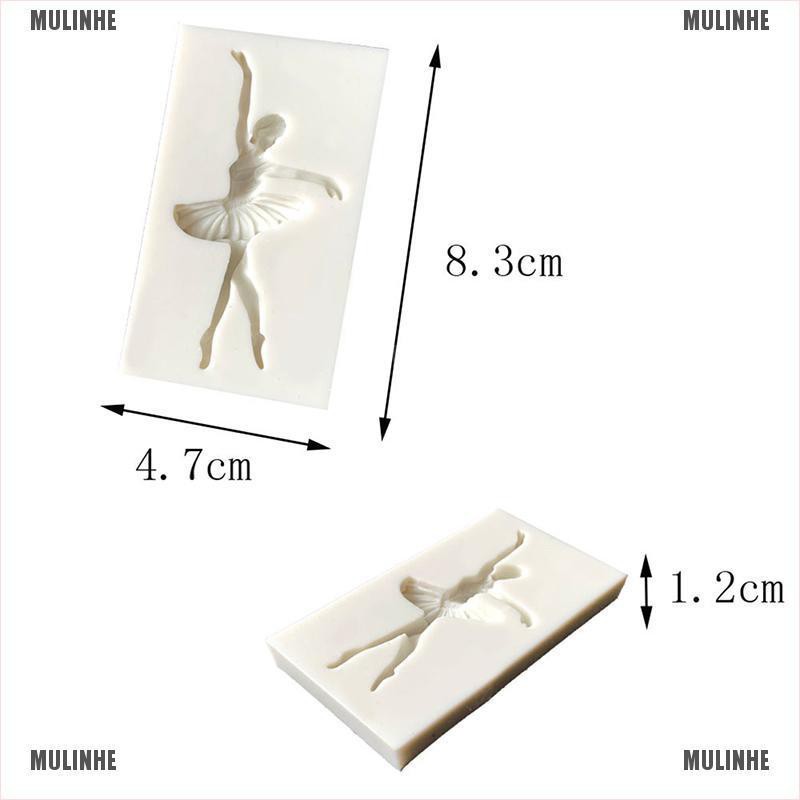 Khuôn Silicone Tạo Hình Trang Trí Bánh Kẹo Hình Vũ Công