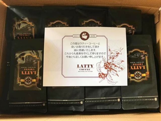 CÀ PHÊ RANG XAY LATTY ORIGINAL BLEND GIỮA ROBUSTA VÀ ARABICA 100% NGUYÊN CHẤT ĐẶC SẢN BẢO LỘC. HÀNG ĐÃ XUẤT NHẬT BẢN.